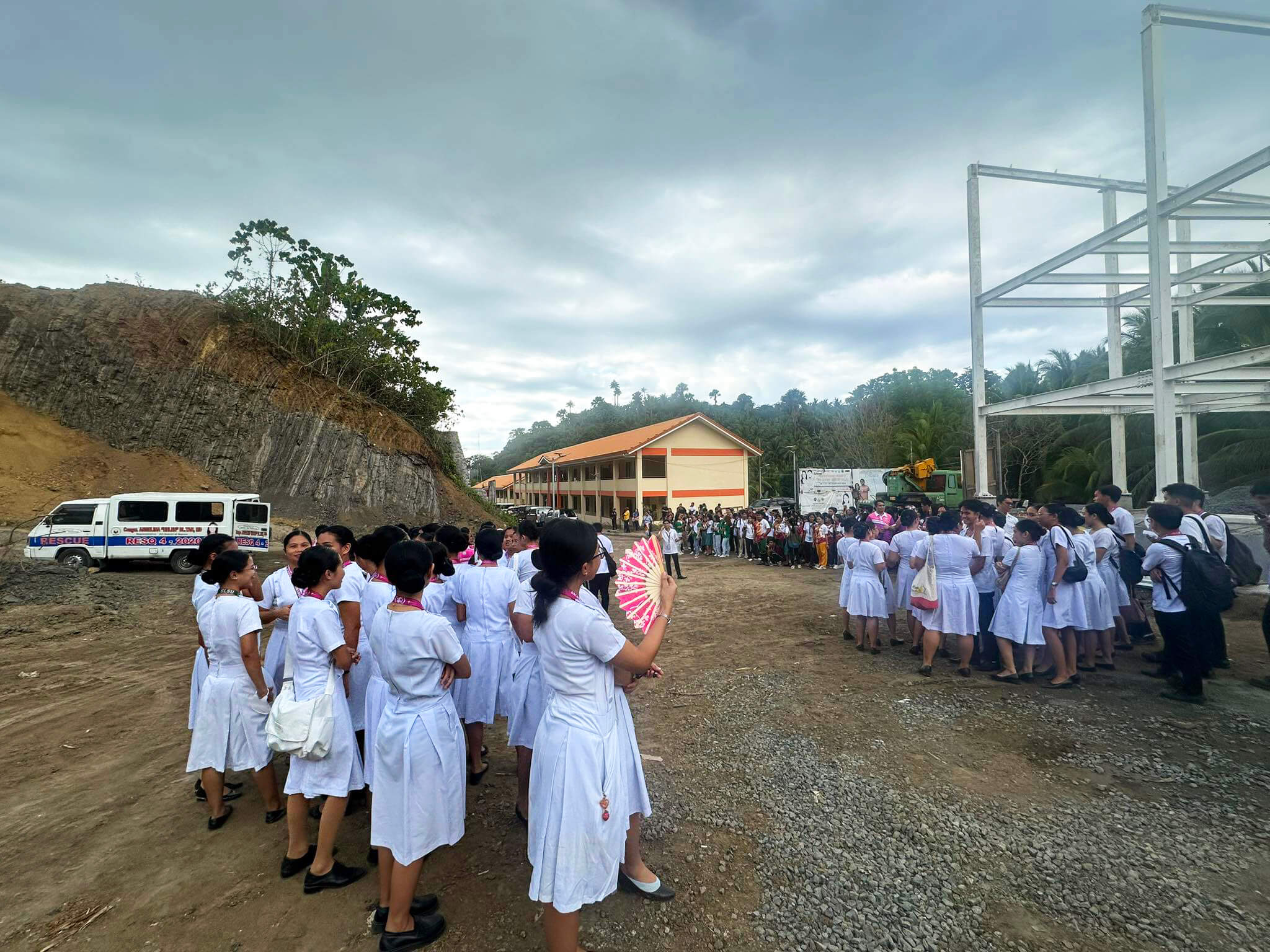 Blessing of Academic Building of SLSU Gumaca (2)